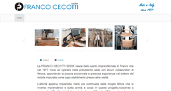 Desktop Screenshot of cecotti.it